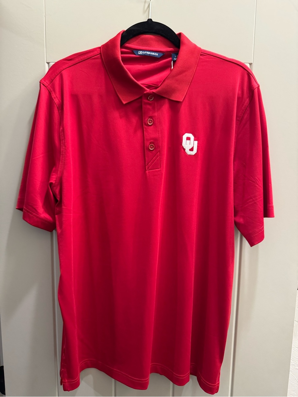 Cutter & Buck Crimson OU Embroidered Performance Polo